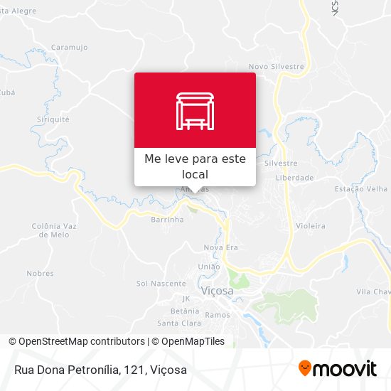 Rua Dona Petronília, 121 mapa