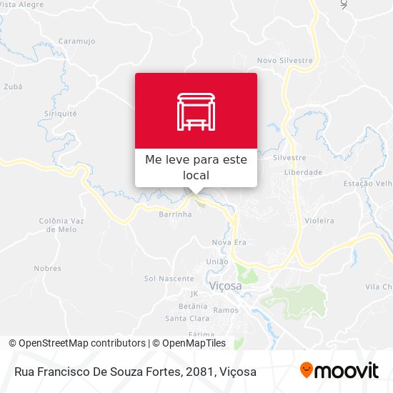 Rua Francisco De Souza Fortes, 2081 mapa