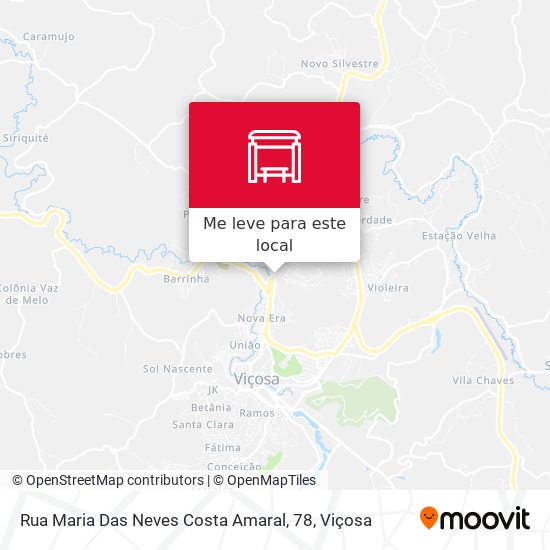 Rua Maria Das Neves Costa Amaral, 78 mapa