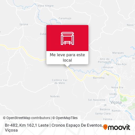 Br-482, Km 162,1 Leste | Cronos Espaço De Eventos mapa