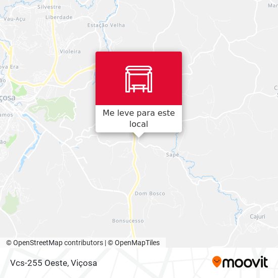 Vcs-255 Oeste mapa
