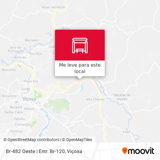 Br-482 Oeste | Entr. Br-120 mapa