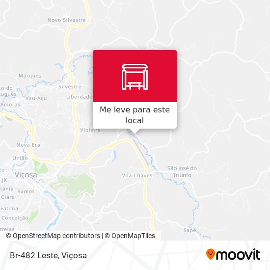 Br-482 Leste mapa