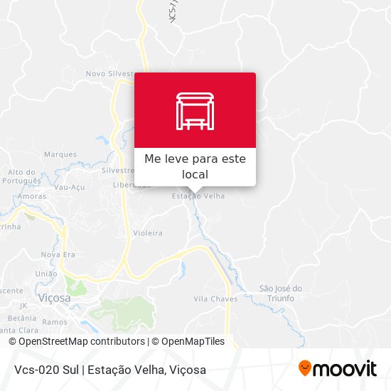 Vcs-020 Sul | Estação Velha mapa