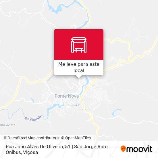 Rua João Alves De Oliveira, 51 | São Jorge Auto Ônibus mapa