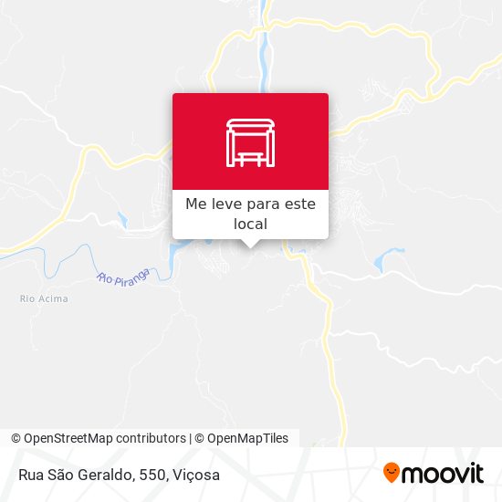 Rua São Geraldo, 550 mapa