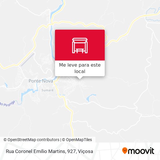 Rua Coronel Emílio Martins, 927 mapa
