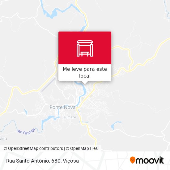 Rua Santo Antônio, 680 mapa