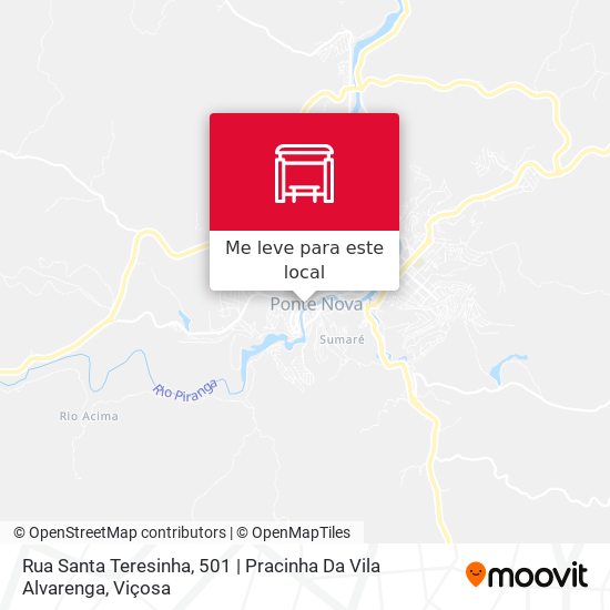 Rua Santa Teresinha, 501 | Pracinha Da Vila Alvarenga mapa