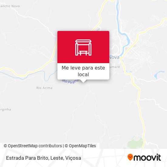 Estrada Para Brito, Leste mapa
