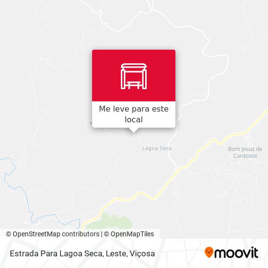 Estrada Para Lagoa Seca, Leste mapa