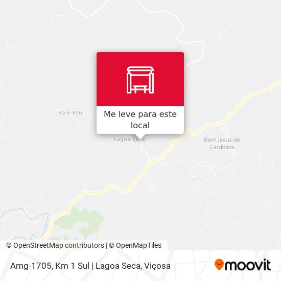 Amg-1705, Km 1 Sul | Lagoa Seca mapa