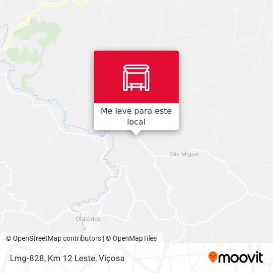 Lmg-828, Km 12 Leste mapa