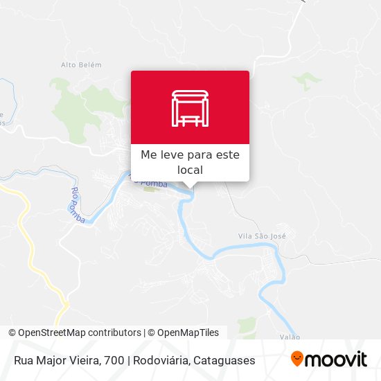 Rua Major Vieira, 700 | Rodoviária mapa