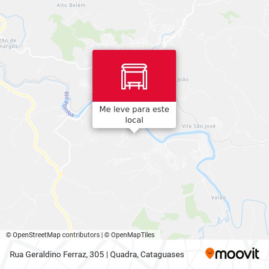 Rua Geraldino Ferraz, 305 | Quadra mapa