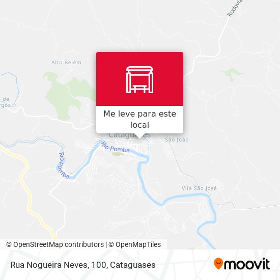 Rua Nogueira Neves, 100 mapa