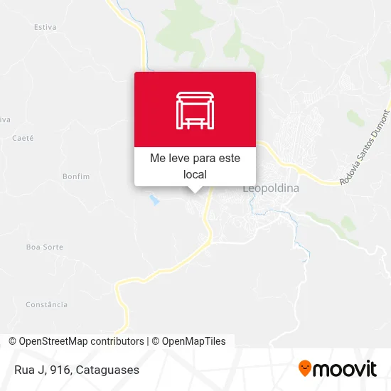 Rua J, 916 mapa