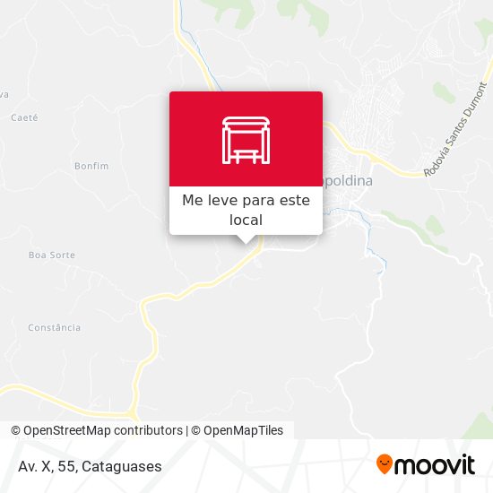 Av. X, 55 mapa