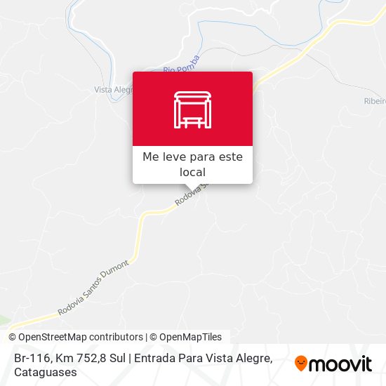 Br-116, Km 752,8 Sul | Entrada Para Vista Alegre mapa