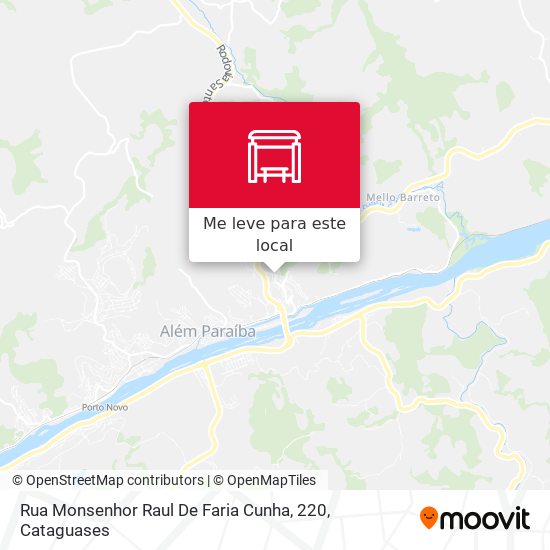 Rua Monsenhor Raul De Faria Cunha, 220 mapa