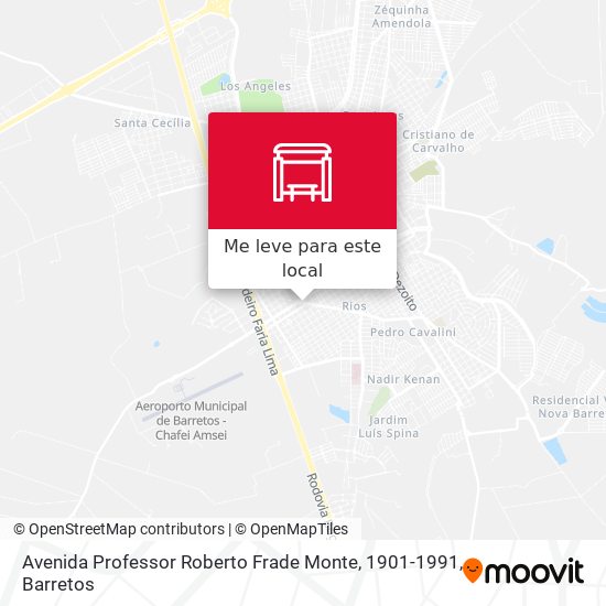 Avenida Professor Roberto Frade Monte, 1901-1991 mapa