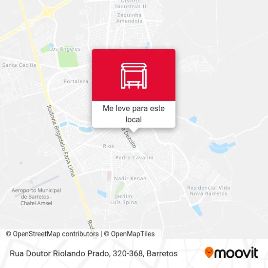 Rua Doutor Riolando Prado, 320-368 mapa