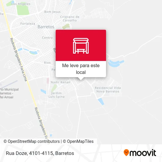 Rua Doze, 4101-4115 mapa