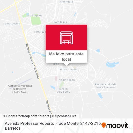 Avenida Professor Roberto Frade Monte, 2147-2215 mapa