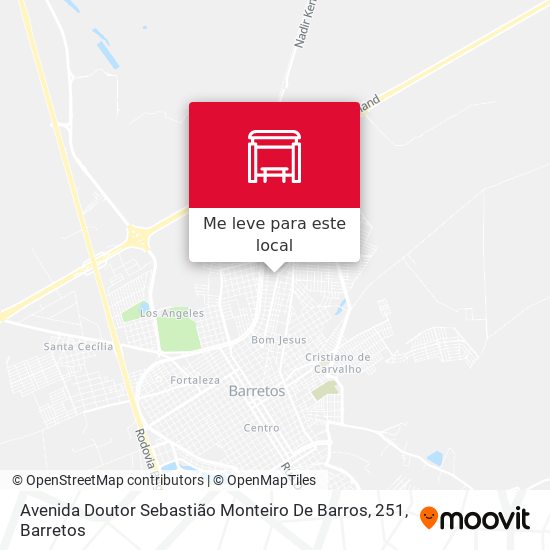 Avenida Doutor Sebastião Monteiro De Barros, 251 mapa
