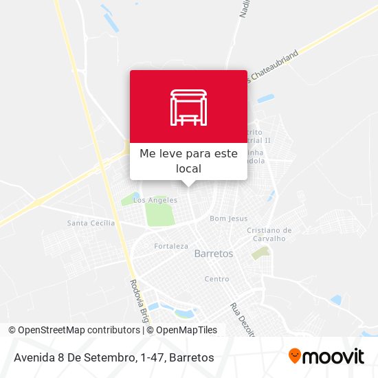 Avenida 8 De Setembro, 1-47 mapa