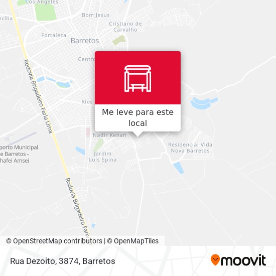 Rua Dezoito, 3874 mapa