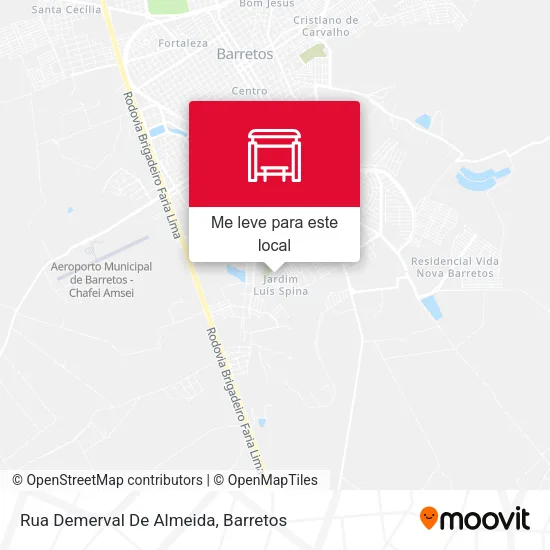Rua Demerval De Almeida mapa