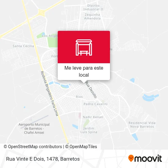 Rua Vinte E Dois, 1478 mapa