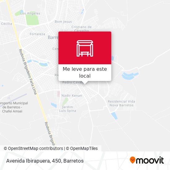 Avenida Ibirapuera, 450 mapa
