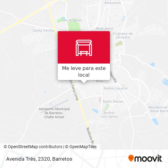 Avenida Três, 2320 mapa