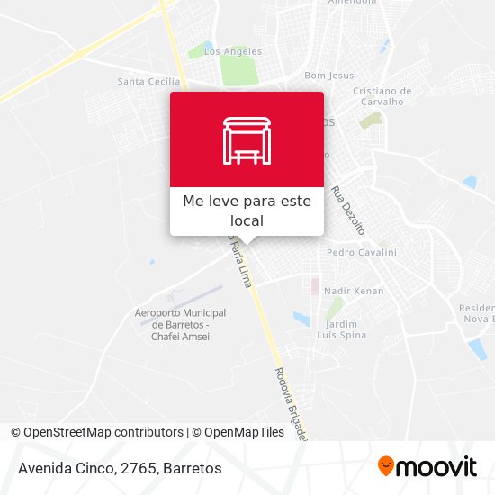 Avenida Cinco, 2765 mapa