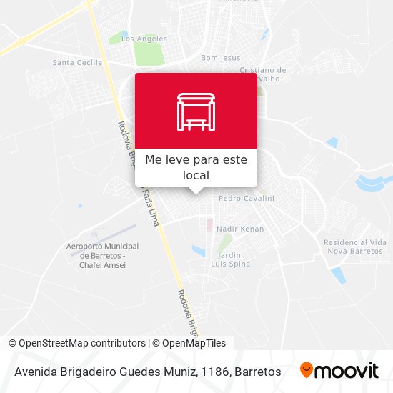 Avenida Brigadeiro Guedes Muniz, 1186 mapa
