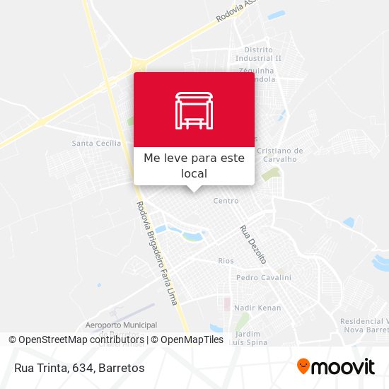 Rua Trinta, 634 mapa