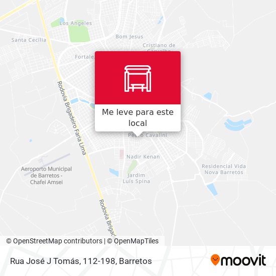 Rua José J Tomás, 112-198 mapa