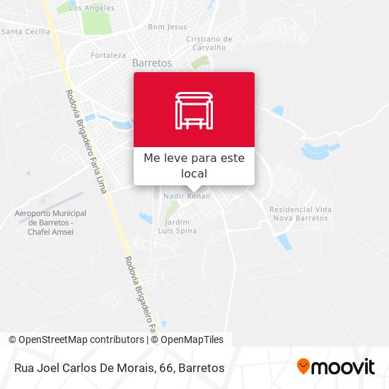 Rua Joel Carlos De Morais, 66 mapa