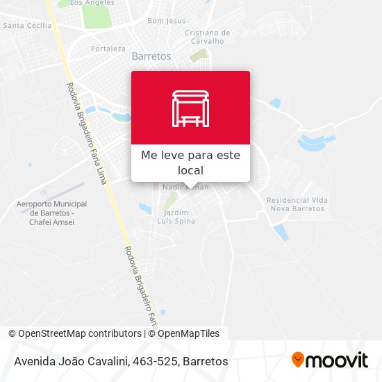 Avenida João Cavalini, 463-525 mapa