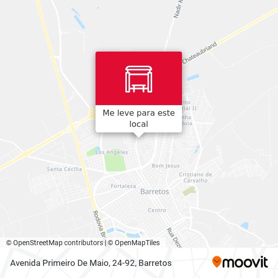 Avenida Primeiro De Maio, 24-92 mapa
