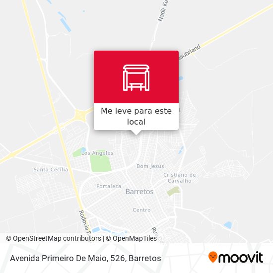 Avenida Primeiro De Maio, 526 mapa