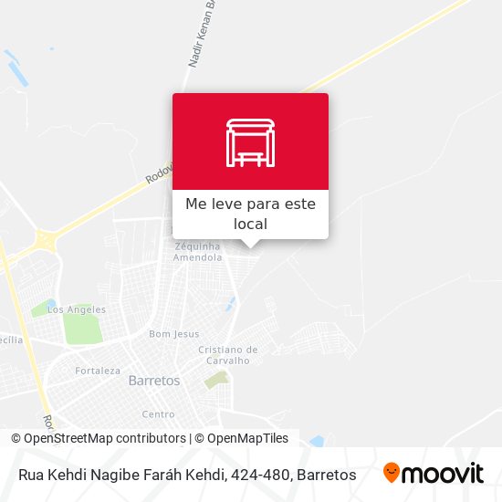 Rua Kehdi Nagibe Faráh Kehdi, 424-480 mapa