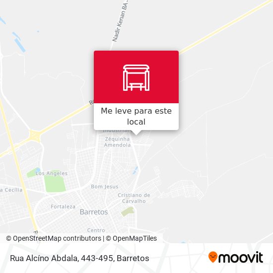 Rua Alcíno Abdala, 443-495 mapa