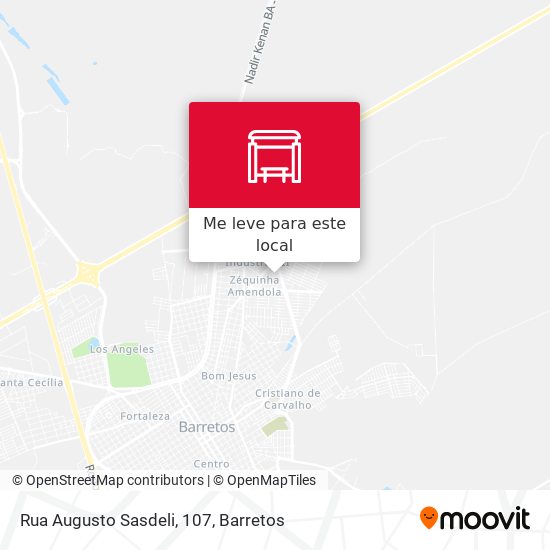 Rua Augusto Sasdeli, 107 mapa