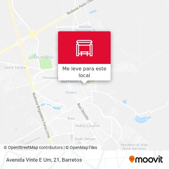 Avenida Vinte E Um, 21 mapa