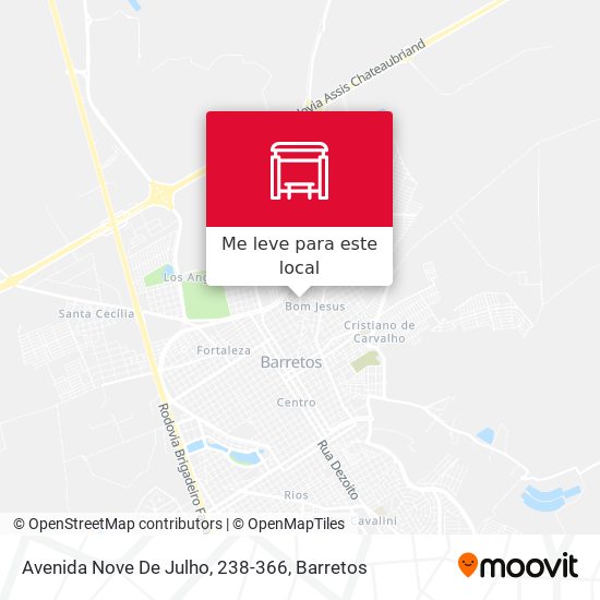 Avenida Nove De Julho, 238-366 mapa