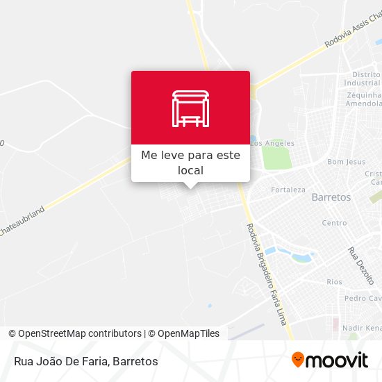 Rua João De Faria mapa