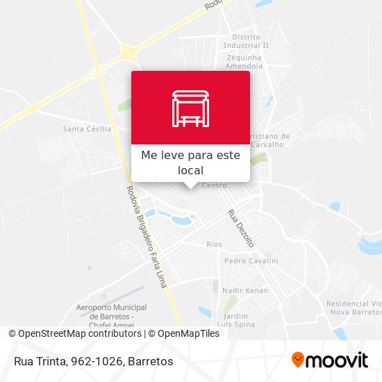 Rua Trinta, 962-1026 mapa